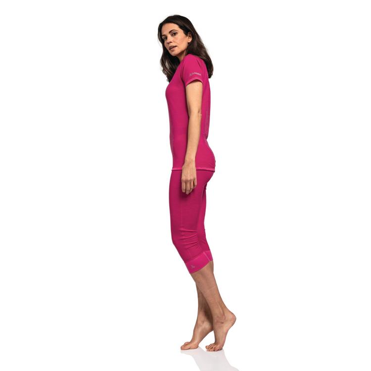 Sch&ouml;ffel Sch&ouml;ffel Ski Merino Sport Shirt 1/2 Arm W Funktionsshirt Damen - raspberry sorbet - 5 | SportScheck