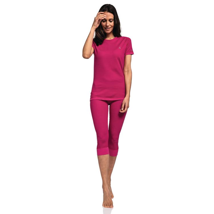 Sch&ouml;ffel Sch&ouml;ffel Ski Merino Sport Shirt 1/2 Arm W Funktionsshirt Damen - raspberry sorbet - 0 | SportScheck