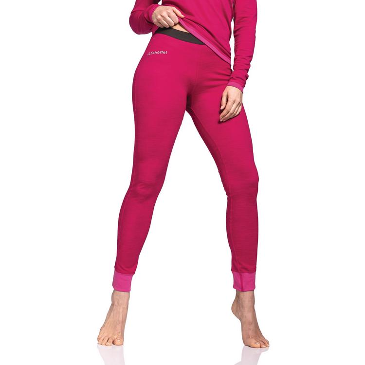 Sch&ouml;ffel Sch&ouml;ffel Ski Merino Sport Pants long W Funktionsunterhose Damen - raspberry sorbet - 3 | SportScheck