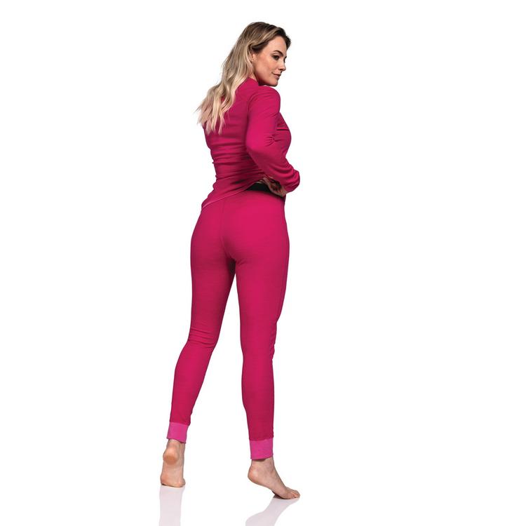 Sch&ouml;ffel Sch&ouml;ffel Ski Merino Sport Pants long W Funktionsunterhose Damen - raspberry sorbet - 4 | SportScheck