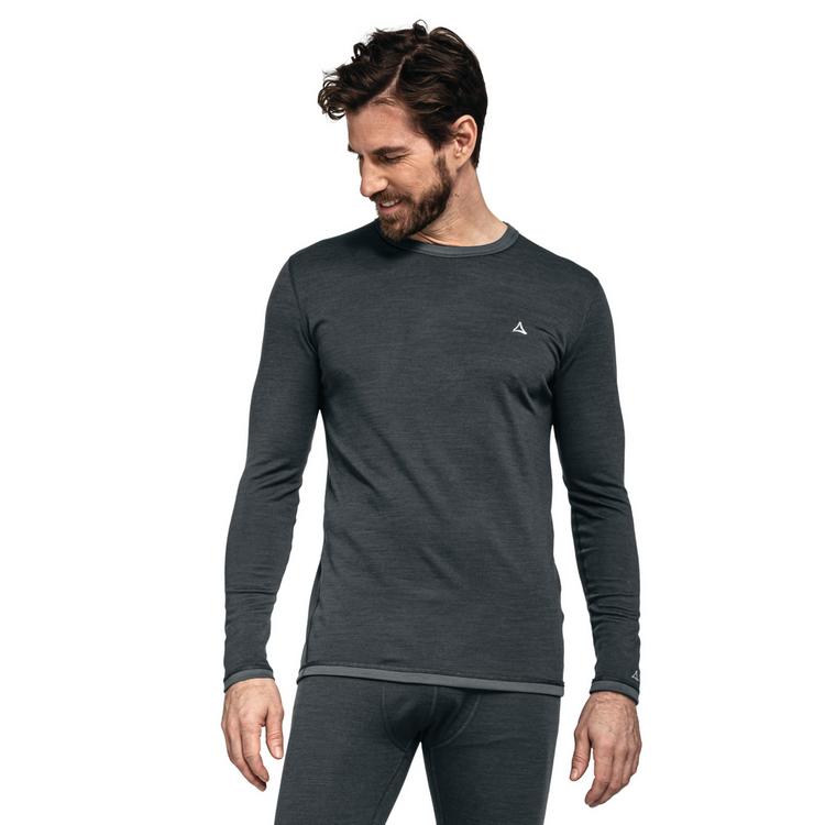 Sch&ouml;ffel Sch&ouml;ffel Ski Merino Sport Shirt 1/1 Arm M Funktionsshirt Herren - pirate black - 3 | SportScheck