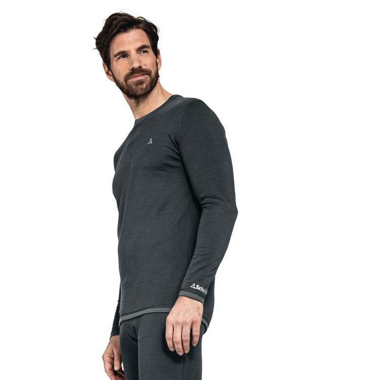 Sch&ouml;ffel Sch&ouml;ffel Ski Merino Sport Shirt 1/1 Arm M Funktionsshirt Herren - pirate black - 5 | SportScheck