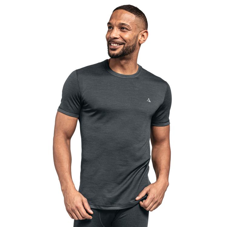 Sch&ouml;ffel Sch&ouml;ffel Ski Merino Sport Shirt 1/2 Arm M Funktionsshirt Herren - pirate black - 3 | SportScheck