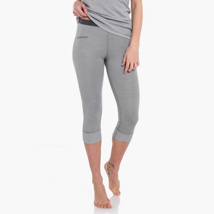 Sch&ouml;ffel Sch&ouml;ffel Merino Sport Pants short W Funktionsunterhose Damen - opal grey - 0 | SportScheck