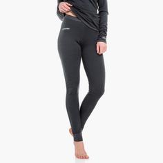 Rückansicht von Schöffel Ski Merino Sport Pants long Funktionsunterhose Damen pirate black