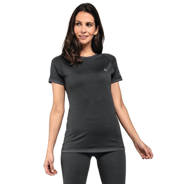Sch&ouml;ffel Sch&ouml;ffel Ski Merino Sport Shirt 1/2 Arm W Funktionsshirt Damen - pirate black - 3 | SportScheck