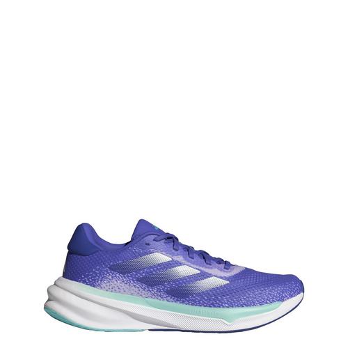 Rückansicht von adidas Supernova Stride Laufschuh Laufschuhe Damen Cobalt Blue / Zero Metalic / Purple Tint