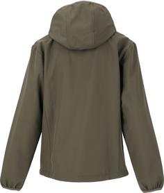 Rückansicht von Whistler Luango Softshelljacke Kinder 1071 Black Ink