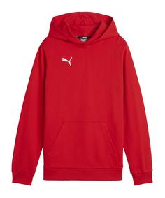 PUMA teamGOAL Casuals Hoody Kids Funktionssweatshirt Kinder rotweiss