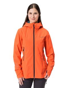 Rückansicht von VAUDE Women's Yaras 3in1 Jacket Doppeljacke Damen neon orange/blue