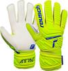 Reusch Attrakt Solid Junior Torwarthandschuhe - safet yellow/dp blue/whit