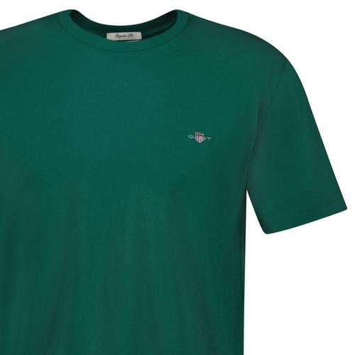 Rückansicht von GANT T-Shirt T-Shirt Herren Grün (Deep Forest Green)