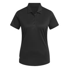 adidas Solid Performance Short Sleeve Poloshirt Funktionsshirt Damen Black