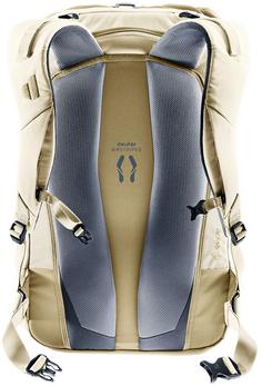 Rückansicht von Deuter Rucksack Utilion 34+5 Daypack bone desert