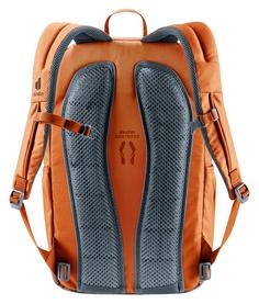 Rückansicht von Deuter Rucksack Gogo Daypack chestnut umbra