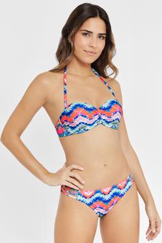 Rückansicht von VENICE BEACH Bikini-Hose Bikini Hose Damen blau-orange