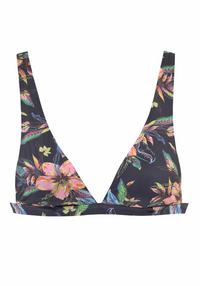 Lascana Triangel-Bikini-Top Bikini Oberteil Damen - anthrazit