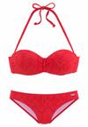 Buffalo B&uuml;gel-Bandeau-Bikini Bikini Set Damen - rot
