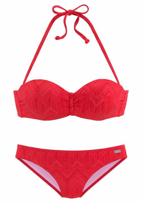 Buffalo B&uuml;gel-Bandeau-Bikini Bikini Set Damen