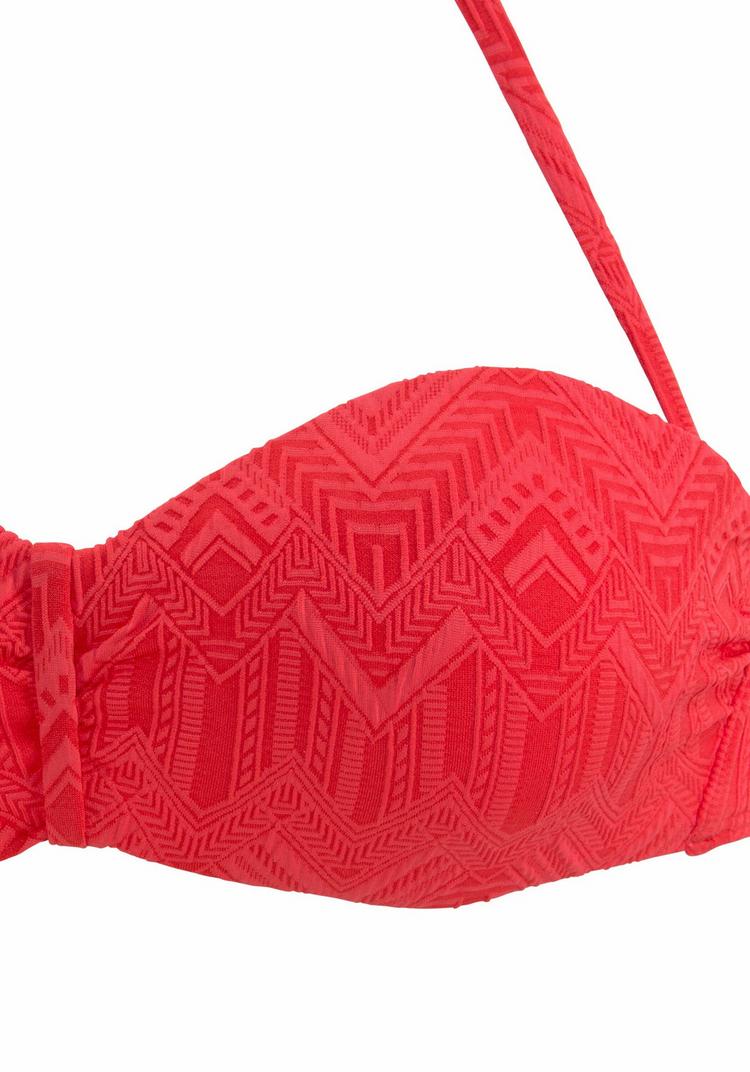 Buffalo Buffalo B&uuml;gel-Bandeau-Bikini Bikini Set Damen - rot - 0 | SportScheck
