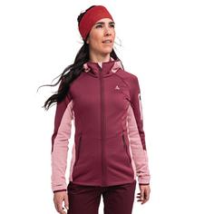 Rückansicht von Schöffel Fleece Hoody Lodron L Fleecejacke Damen 3825 pink