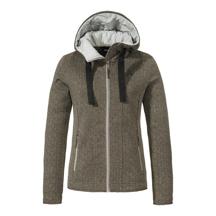 Sch&ouml;ffel Sch&ouml;ffel Fleece Hoody Aurora L Fleecejacke Damen - 4725 - braun - 0 | SportScheck