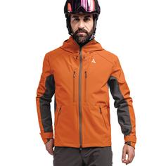 Rückansicht von Schöffel Softshell Jacket Matrei M Funktionsjacke Herren 5845 gelb