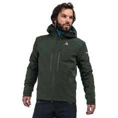 Rückansicht von Schöffel Softshell Jacket Matrei M Funktionsjacke Herren 6965 grün