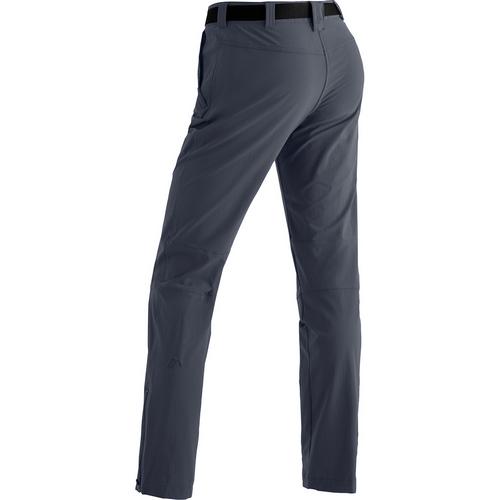 Rückansicht von Maier Sports Inara Slim Trekkinghose Damen Dunkelgrau