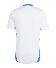 Rückansicht von adidas Italien Trainingsshirt EM 2024 Fanshirt weissblau