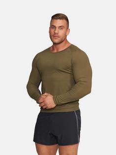 Rückansicht von Gold's Gym GREG Funktionsshirt Herren dark olive