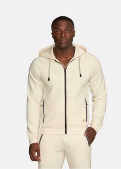 Rückansicht von Gold's Gym GENE Trainingsjacke Herren off-white
