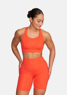 Rückansicht von Gold's Gym NADIA Sport-BH Damen Grenadine