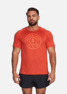 Rückansicht von Gold's Gym KURT T-Shirt Herren Grenadine
