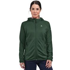 Rückansicht von Schöffel Hiking Fleece Hoody Style Cascata WMS Fleecejacke Damen 6965 grün