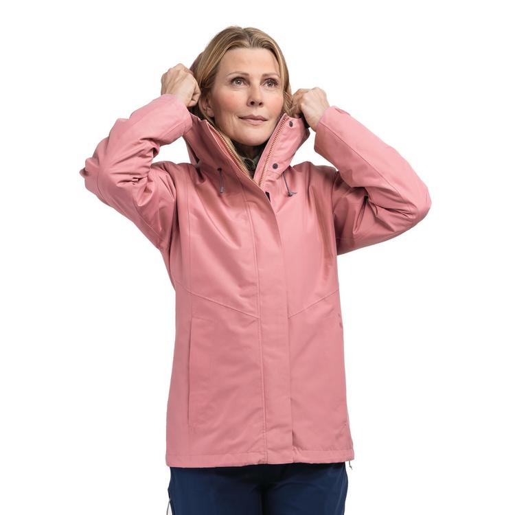 Sch&ouml;ffel Sch&ouml;ffel Hiking 3in1 Jacket Style Okere WMS Outdoorjacke Damen - 3465 - pink - 0 | SportScheck