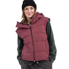 Rückansicht von Schöffel Urban Down Vest Style Vindave WMS Outdoorweste Damen 3825 pink