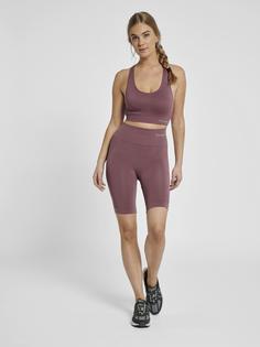 Rückansicht von hummel hmlTIF SEAMLESS CYLING SHORTS Funktionsshorts Damen NOCTURNE