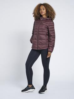 Rückansicht von hummel hmlPHILA PUFF JACKET Trainingsjacke Damen FUDGE