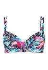 VENICE BEACH B&uuml;gel-Bikini-Top Bikini Oberteil Damen - marine-bedruckt