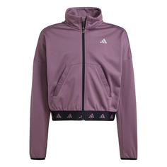 adidas Kids Jacke Trainingsanzug Kinder Shadow Fig / Black