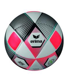 Erima Hybrid Match Spielball Fußball silberrot