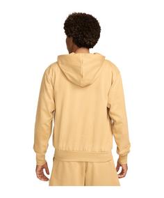 Rückansicht von Nike Frankreich Standard Issue Hoody EM 2024 Sweatshirt gelb