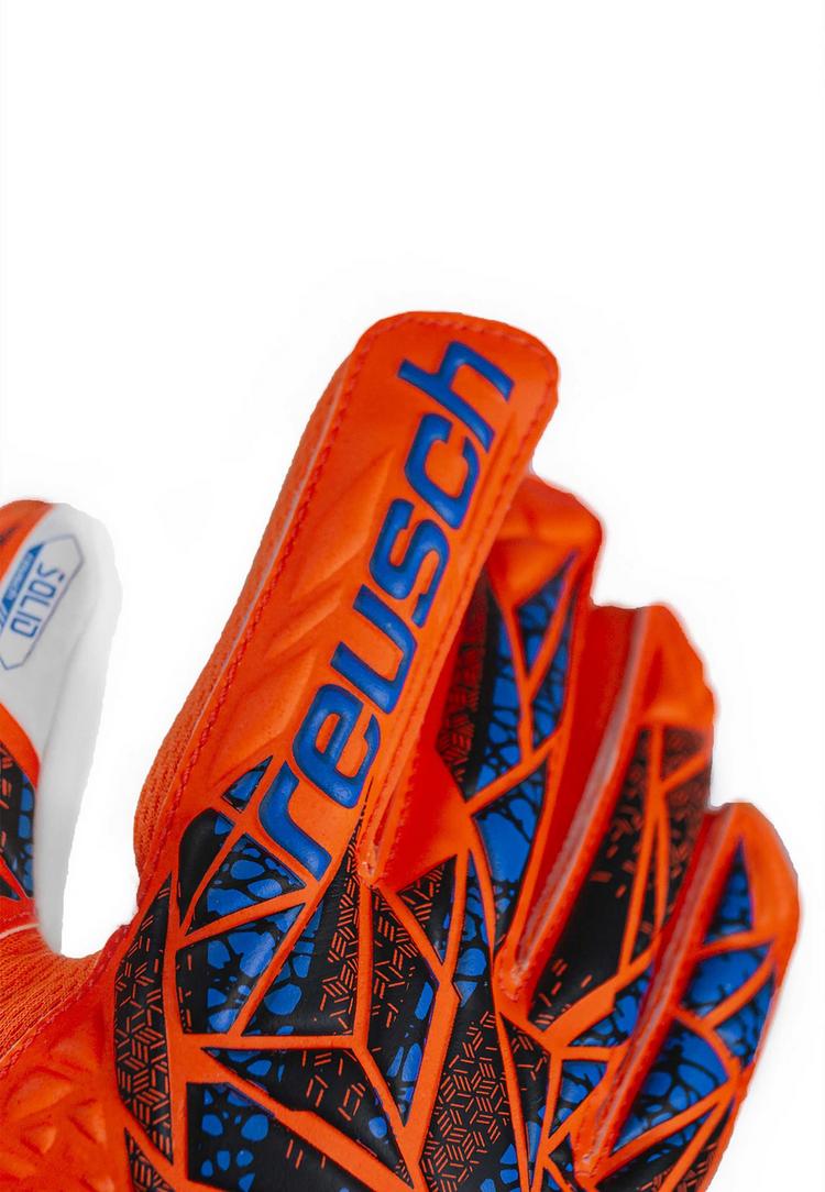 Reusch Reusch Attrakt Starter Solid Junior Torwarthandschuhe - 2210 hyper orng/elec blue - 2 | SportScheck