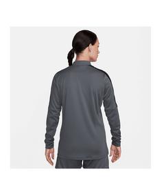 Rückansicht von Nike Academy Drill Top Damen Funktionssweatshirt Damen grau