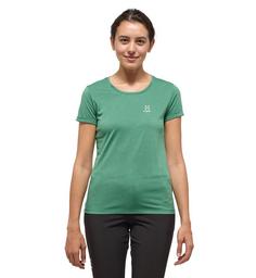 Rückansicht von Haglöfs Ridge Hike Tee Funktionsshirt Damen Dk Jelly Green