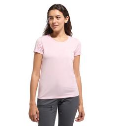 Rückansicht von Haglöfs Ridge Hike Tee Funktionsshirt Damen Fresh Pink