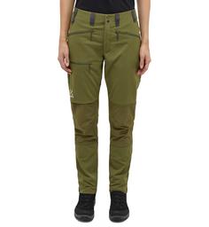 Rückansicht von Haglöfs Mid Standard Pant Trekkinghose Damen Olive Green