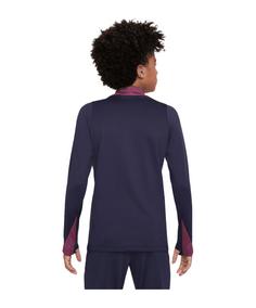 Rückansicht von Nike England Drill Top EM 2024 Kids Funktionssweatshirt Kinder lila