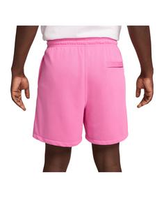 Rückansicht von Nike Club French Terry Short Sweathose Herren rot